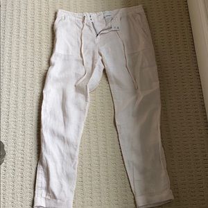 Joie linen drawstring pant